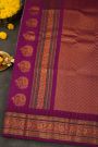 Gadwal Silk Grey Saree