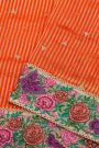 Designer Kora Orange Saree
