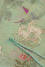 Designer Kora Sea Green Saree