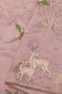 Designer Kora Pink Saree