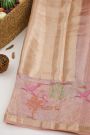 Designer Kora Peach Saree
