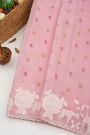 Designer Kora Pink Saree