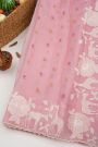 Designer Kora Pink Saree
