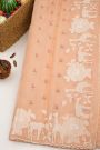 Designer Kora Peach Saree