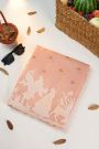 Designer Kora Peach Saree