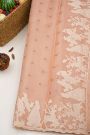 Designer Kora Peach Saree