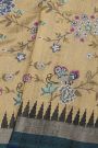 Designer Kora Cream Saree