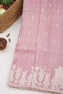 Designer Kora Baby Pink Saree