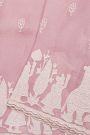 Designer Kora Baby Pink Saree