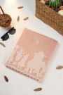 Designer Kora Peach Saree