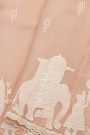 Designer Kora Peach Saree