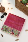 Designer Kora Magenta Saree