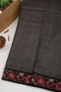 Designer Kora Black Saree