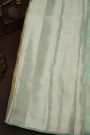 Fancy Kora Sea Green Saree
