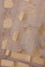 Fancy Kora Grey Saree