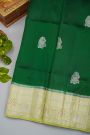 Fancy Matka Silk Bottle Green Saree