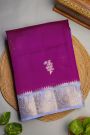 Fancy Matka Silk Purple Saree