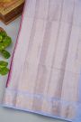 Fancy Matka Silk Purple Saree