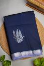 Fancy Matka Silk Navy Blue Saree