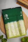 Fancy Matka Silk Bottle Green Saree