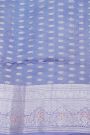 Fancy Matka Silk Navy Blue Saree