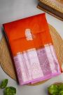 Fancy Matka Silk Orange Saree