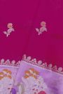 Fancy Matka Silk Pink Saree