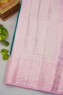 Fancy Matka Silk Teal Blue Saree