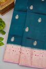 Fancy Matka Silk Blue Saree