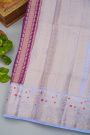 Fancy Matka Silk Purple Saree