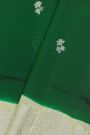 Fancy Matka Silk Bottle Green Saree