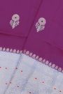 Fancy Matka Silk Purple Saree