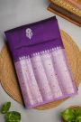 Fancy Matka Silk Violet Saree