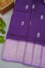 Fancy Matka Silk Violet Saree