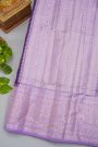 Fancy Matka Silk Violet Saree