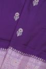 Fancy Matka Silk Violet Saree
