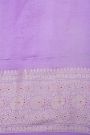 Fancy Matka Silk Violet Saree