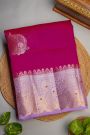 Fancy Matka Silk Magenta Saree
