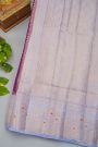 Fancy Matka Silk Purple Saree