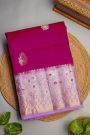 Fancy Matka Silk Magenta Saree