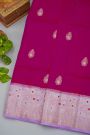 Fancy Matka Silk Magenta Saree
