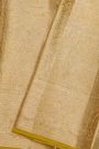 Fancy Kora Yellow Saree