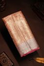 Fancy Kora Peach Saree