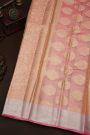 Fancy Kora Peach Saree