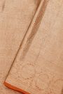Fancy Kora Rust Saree