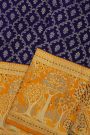 Kancheepuram Silk Navy Blue Saree
