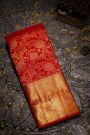 Kancheepuram Silk Red Saree