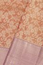 Kancheepuram Tissue Peach Saree