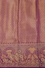 Kancheepuram Silk Peach Saree