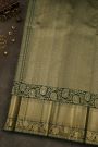 Kancheepuram Silk Bottle Green Saree